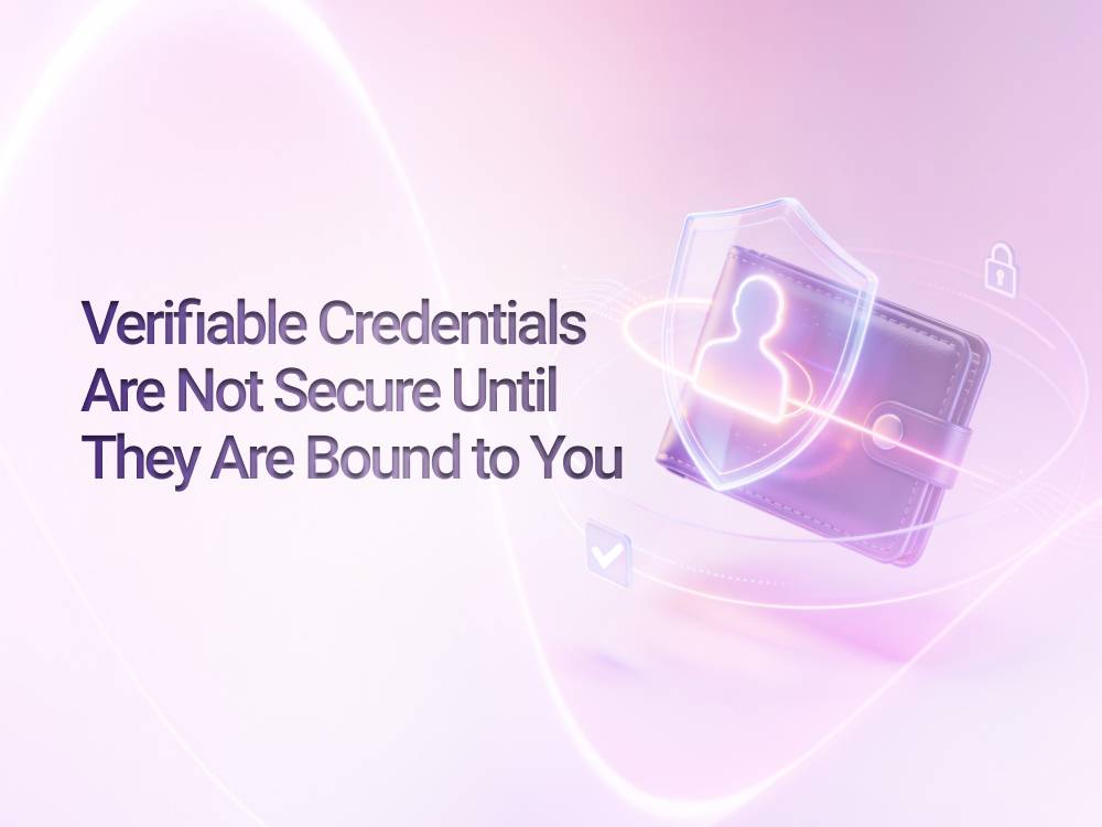 Verifiable Credentials Are Not Secure Until They Are Bound to You.
